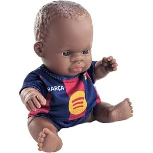Miniland – FC Barcelona Doll 21 cm with Official Blaugrana Kit – Articulated and Collectible Barça Football Doll – Official Licence (African) Miniland – FC Barcelona Doll 21 cm with Official Blaugrana Kit – Articulated and Collectible Barça Football Doll – Official Licence (African)