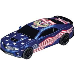 Carrera GO!!! 20064290 Chevrolet Camaro Stars 'n Stripes I 1:43 Scale Slot Car I With Original License I Suitable For Ages 6 Years+ Carrera GO!!! 20064290 Chevrolet Camaro Stars 'n Stripes I 1:43 Scale Slot Car I With Original License I Suitable For Ages 6 Years+