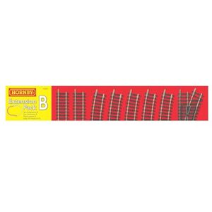 Hornby R8222 OO Gauge Track Extension Pack B Extra Track Pieces for Model Railway Sets, Model Train Track Pieces, Includes Straights, Curves, Right Hand Point & Buffer Stop Scale 1:76 Hornby R8222 OO Gauge Track Extension Pack B Extra Track Pieces for Model Railway Sets, Model Train Track Pieces, Includes Straights, Curves, Right Hand Point & Buffer Stop Scale 1:76