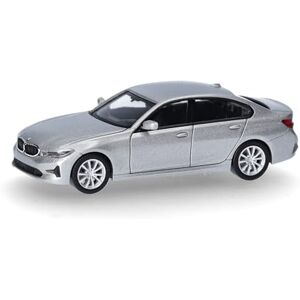 Herpa model car BMW 3 Series Sedan (G20), glacier silver, 1:87 scale miniature, collector’s item, Made in Germany, plastic model Herpa model car BMW 3 Series Sedan (G20), glacier silver, 1:87 scale miniature, collector’s item, Made in Germany, plastic model