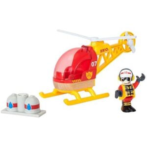 Brio World Fire & Rescue Helicopter Toy Vehicle for Kids Age 3 Years Up Brio World Fire & Rescue Helicopter Toy Vehicle for Kids Age 3 Years Up