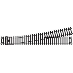 Hornby R8077 OO Gauge Left Hand Express Point Track Extra Track Pieces for Model Railway Sets, Model Train Track Pieces Scale 1:76, Black Hornby R8077 OO Gauge Left Hand Express Point Track Extra Track Pieces for Model Railway Sets, Model Train Track Pieces Scale 1:76, Black