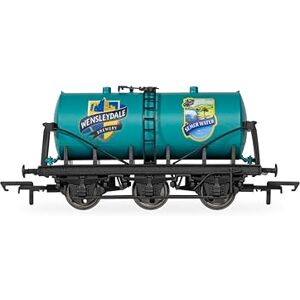 Hornby R60307 Wensleydale Brewery Semer Water Tanker Freight Wagons, Blue Hornby R60307 Wensleydale Brewery Semer Water Tanker Freight Wagons, Blue