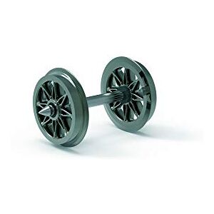 Hornby R8100 12.6mm Split Spoked Wheels Spare Parts and Train Accessories for OO Gauge Model Railway Sets, Coupling and Modelling Tools Spoked Wheels (Pack of 10), Scale 1:76 Hornby R8100 12.6mm Split Spoked Wheels Spare Parts and Train Accessories for OO Gauge Model Railway Sets, Coupling and Modelling Tools Spoked Wheels (Pack of 10), Scale 1:76