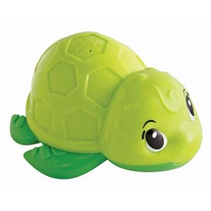 Simba 104010013 - ABC bath turtle 11 cm, swims and splashes small fountain, baby toys, bathtub toys, from 12 months