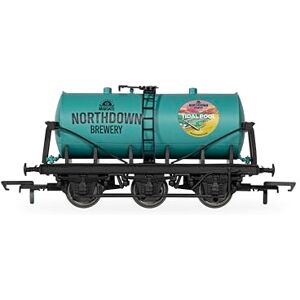 Hornby R60282 Northdown Brewery Tidal Pool tanker Freight Wagons, Green Hornby R60282 Northdown Brewery Tidal Pool tanker Freight Wagons, Green