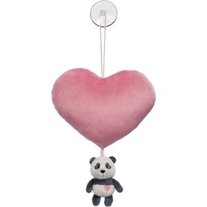 Nici 62616 Plush Heart, 15 cm, Cuddly Toy, Love Panda, 10 cm and Suction Cup, Pink, Soft Plush, Fluffy Plush Toy for Cuddling and Playing, Great Gift Idea for Children and Adults Nici 62616 Plush Heart, 15 cm, Cuddly Toy, Love Panda, 10 cm and Suction Cup, Pink, Soft Plush, Fluffy Plush Toy for Cuddling and Playing, Great Gift Idea for Children and Adults
