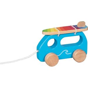 Goki 54858 Pull Vehicle Surfer Van Modern Design Removable Surfboard Goki 54858 Pull Vehicle Surfer Van Modern Design Removable Surfboard