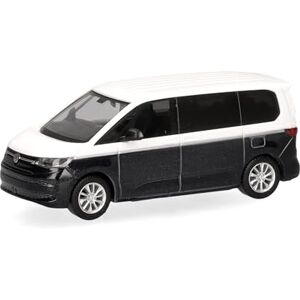 Herpa Model Car VW Multivan Bi-Color, candy white/starlight blue, miniature scale 1:87, collectible, Made in Germany, plastic model Herpa Model Car VW Multivan Bi-Color, candy white/starlight blue, miniature scale 1:87, collectible, Made in Germany, plastic model