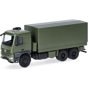 Herpa Truck Model Mercedes-Benz Arocs 6x6 Flatbed/Tarpaulin, Undecorated, Miniature in 1:87 Scale, Collectible, Made in Germany, Plastic Herpa Truck Model Mercedes-Benz Arocs 6x6 Flatbed/Tarpaulin, Undecorated, Miniature in 1:87 Scale, Collectible, Made in Germany, Plastic