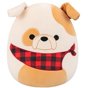 Squishmallows Original 12-Inch Brock the White and Tan Bulldog Squishmallows Original 12-Inch Brock the White and Tan Bulldog