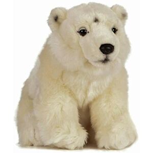 Living Nature AN425 Soft Toy Polar Bear Small, Unknown, 30cm, White Living Nature AN425 Soft Toy Polar Bear Small, Unknown, 30cm, White