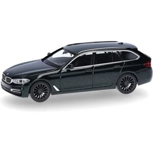 Herpa model car BMW 5 Series Touring (G31), Oxford green II, 1:87 scale miniature, collector’s item, Made in Germany, plastic model Herpa model car BMW 5 Series Touring (G31), Oxford green II, 1:87 scale miniature, collector’s item, Made in Germany, plastic model