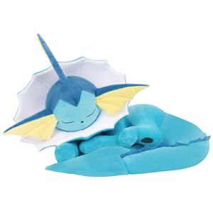 Jazwares Pokémon Vaporeon Sleeping Plush 18-Inch Premium Plush in Sleeping Pose Jazwares Pokémon Vaporeon Sleeping Plush 18-Inch Premium Plush in Sleeping Pose