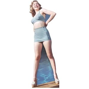 STAR CUTOUTS SC244 Marilyn Monroe Blue Bikini Cardboard Cut Out Ideal for Birthdays, Parties & Gifts STAR CUTOUTS SC244 Marilyn Monroe Blue Bikini Cardboard Cut Out Ideal for Birthdays, Parties & Gifts