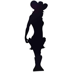 STAR CUTOUTS SC46 Cowgirl Silhouette – Cardboard Cutout Fun Western Party, Barn Dance & Event Décor STAR CUTOUTS SC46 Cowgirl Silhouette – Cardboard Cutout Fun Western Party, Barn Dance & Event Décor