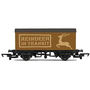 Hornby Wagons R60053 Santa's Reindeer Wagon Train Toy, 00 Gauge Wagons & Freight for Train Set, Models for Adults 1:76 Scale Model Gift, Red Hornby Wagons R60053 Santa's Reindeer Wagon Train Toy, 00 Gauge Wagons & Freight for Train Set, Models for Adults 1:76 Scale Model Gift, Red