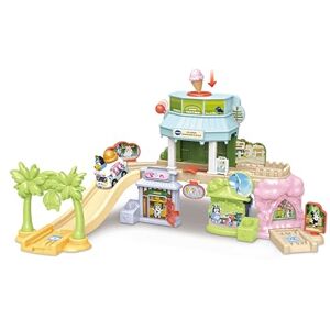 VTech Toot-Toot Drivers Ice Cream Adventure Play Set, Bluey Playset includes Toy Vehicle, Vehicle Tracks for Kids with Lights and Sounds, Gift For Ages 12 Months, 2, 3, 4+ Years, English Version VTech Toot-Toot Drivers Ice Cream Adventure Play Set, Bluey Playset includes Toy Vehicle, Vehicle Tracks for Kids with Lights and Sounds, Gift For Ages 12 Months, 2, 3, 4+ Years, English Version