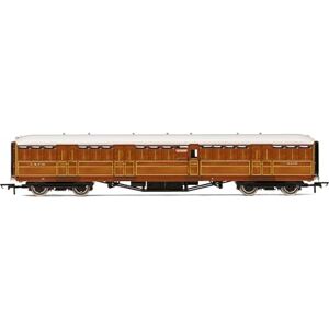 Hornby R40456 LNER Gresley Corridor Teak Coaches Passenger Brake 4239, Brown Hornby R40456 LNER Gresley Corridor Teak Coaches Passenger Brake 4239, Brown