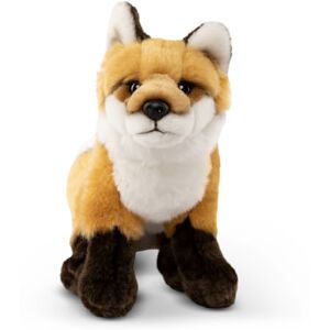 Living Nature Large Fox, Realistic Soft Cuddly Sitting Fox Toy, Naturli Eco-Friendly Plush, 22cm, Brown Living Nature Large Fox, Realistic Soft Cuddly Sitting Fox Toy, Naturli Eco-Friendly Plush, 22cm, Brown