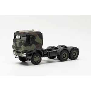 Herpa Truck Model Iveco Trakker 6 x 6 Tractor Unit Flecktarn Bundeswehr, Faithful to the Original in Scale 1:87, Model Truck for Diorama, Model Building Collectible, Decorative Miniature Models Made Herpa Truck Model Iveco Trakker 6 x 6 Tractor Unit Flecktarn Bundeswehr, Faithful to the Original in Scale 1:87, Model Truck for Diorama, Model Building Collectible, Decorative Miniature Models Made