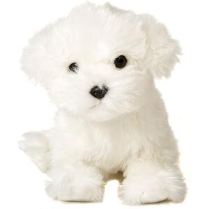 Uni-Toys Maltese (without lead) 26 cm (length) plush dog, pet plush toy, cuddly toy Uni-Toys Maltese (without lead) 26 cm (length) plush dog, pet plush toy, cuddly toy