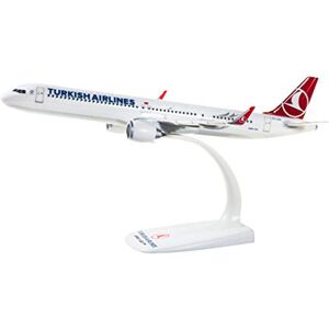 Herpa 612210 Airbus A321neo, Turkish Airlines, Wings, Model Aeroplane with Stand, Aviator, Model Making, Miniature Models, Collector's Item, Plastic, Snap Fit, 1:200 Scale Herpa 612210 Airbus A321neo, Turkish Airlines, Wings, Model Aeroplane with Stand, Aviator, Model Making, Miniature Models, Collector's Item, Plastic, Snap Fit, 1:200 Scale