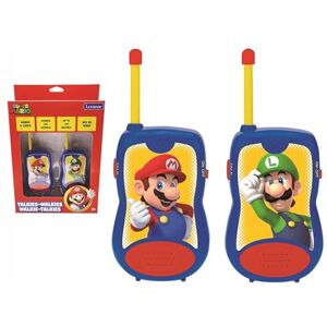 Lexibook , Super Mario, Walkie-Talkies 200m, Communication Game for Children, 2 Communication Channels, Belt Clip, Battery Operated, Blue/Red, TW12NILXB Lexibook , Super Mario, Walkie-Talkies 200m, Communication Game for Children, 2 Communication Channels, Belt Clip, Battery Operated, Blue/Red, TW12NILXB