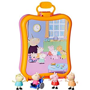 Peppa Pig Peppa's Club Friends Case Preschool Toy, Includes 4 Figures, Features Handle for On-the-Go Fun, for Ages 3 and Up Multicolor F3779 Peppa Pig Peppa's Club Friends Case Preschool Toy, Includes 4 Figures, Features Handle for On-the-Go Fun, for Ages 3 and Up Multicolor F3779