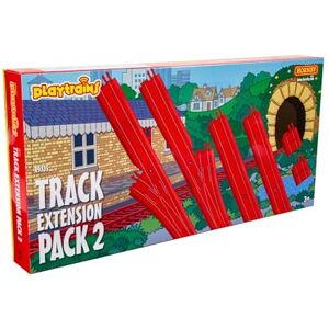 Hornby R9335 Playtrains Track Extension Pack 2 Kids Toy Train Set Accessory for Ages 3+, Childrens Model Train Accessories Compatible with Playtrains Hornby R9335 Playtrains Track Extension Pack 2 Kids Toy Train Set Accessory for Ages 3+, Childrens Model Train Accessories Compatible with Playtrains