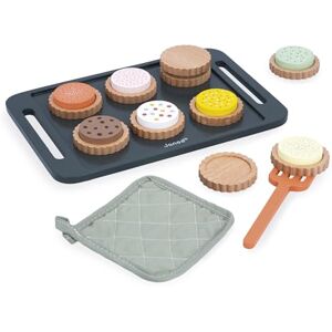 Janod Wooden Biscuit Workshop Pastry Kit Biscuit Tray with Glove and Spatula Imitation Toy for Children Ideal Kitchen Accessories for Children From 3 years J06643 Janod Wooden Biscuit Workshop Pastry Kit Biscuit Tray with Glove and Spatula Imitation Toy for Children Ideal Kitchen Accessories for Children From 3 years J06643