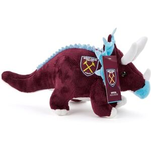 United The Gift Scholars West Ham FC Triceratops 30 cm Dinosaur Officially Licensed Football Soft Toy Plush For Adults And Kids, Claret Or Blue United The Gift Scholars West Ham FC Triceratops 30 cm Dinosaur Officially Licensed Football Soft Toy Plush For Adults And Kids, Claret Or Blue