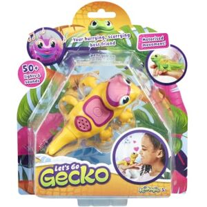 Animagic : Lets Go Gecko, Yellow, Your Hurrying Scurrying Best Friend, Interactive Walking Pet Gecko with Over 50 Lights and Sounds, For Kids Aged 5+ Animagic : Lets Go Gecko, Yellow, Your Hurrying Scurrying Best Friend, Interactive Walking Pet Gecko with Over 50 Lights and Sounds, For Kids Aged 5+