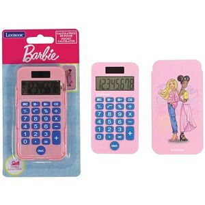 Lexibook , Barbie, Pocket Calculator with Protection Cover, Conventional and Advanced Calculator Functions, battery and solar-powered, Pink, C45BB Lexibook , Barbie, Pocket Calculator with Protection Cover, Conventional and Advanced Calculator Functions, battery and solar-powered, Pink, C45BB