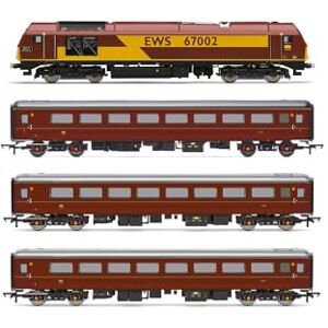 Hornby Diesel Train R30251 EWS Business Train Pack Era 10 00 Gauge Locomotives, Engine Models for Adults 1:76 Scale Model Gift Hornby Diesel Train R30251 EWS Business Train Pack Era 10 00 Gauge Locomotives, Engine Models for Adults 1:76 Scale Model Gift