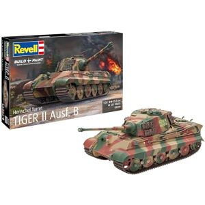 Revell 03249 Tiger II Ausf.B (Henschel Turret) 1:35 Scale Unbuilt/Unpainted Plastic Model Kit Revell 03249 Tiger II Ausf.B (Henschel Turret) 1:35 Scale Unbuilt/Unpainted Plastic Model Kit