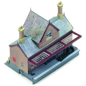 Hornby R8007 OO Gauge Booking Hall Model Railway Accessories, Miniature Diorama Scenery for Train Sets Lifelike Train Booking Hall Model Scale 1:76 Hornby R8007 OO Gauge Booking Hall Model Railway Accessories, Miniature Diorama Scenery for Train Sets Lifelike Train Booking Hall Model Scale 1:76