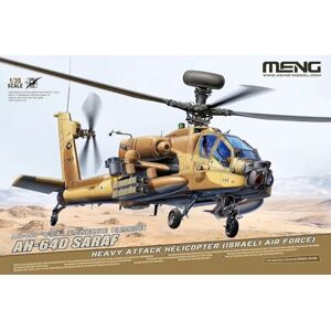 Meng Model 1:35 AH-64D Saraf Attack Helicopter Israel, One Size C Meng Model 1:35 AH-64D Saraf Attack Helicopter Israel, One Size C