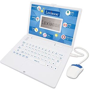 Lexibook , Educational and Bilingual Laptop Arabic/English, Toy for Child Kid (Boys & Girls), 124 Activities, Learn Play Games and Music, White/Blue, JC598i13 Lexibook , Educational and Bilingual Laptop Arabic/English, Toy for Child Kid (Boys & Girls), 124 Activities, Learn Play Games and Music, White/Blue, JC598i13