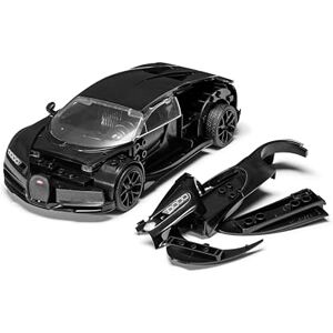 Airfix QUICKBUILD Model Car Kit J6025 Bugatti Chiron Black Building Kit for Kids 6+, Construction Toys for Boys, Model Making with No Glue Classic Vehicle Gifts Plastic Craft Set Airfix QUICKBUILD Model Car Kit J6025 Bugatti Chiron Black Building Kit for Kids 6+, Construction Toys for Boys, Model Making with No Glue Classic Vehicle Gifts Plastic Craft Set