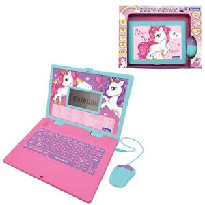 Lexibook , Unicorn, Bilingual ENGLISH/POLISH Educational computer, Toy for children with 124 language, writing, maths, logic, music activities and games, Pink, JC598UNIi17 Lexibook , Unicorn, Bilingual ENGLISH/POLISH Educational computer, Toy for children with 124 language, writing, maths, logic, music activities and games, Pink, JC598UNIi17