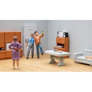 NOCH H0 Funny Scenes "Drinking Brothers" Humorous Model Figure Group, 1:87 (H0) Scale, Ideal for City and Village Settings NOCH H0 Funny Scenes "Drinking Brothers" Humorous Model Figure Group, 1:87 (H0) Scale, Ideal for City and Village Settings