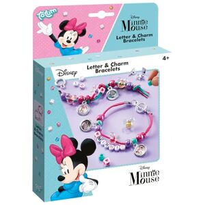Totum Disney Minnie Mouse Jewellery Craft Set, Make Charm Bracelets and Spell Out Minnie's Name with Alphabet Charms, Suits Ages 4 Years + Totum Disney Minnie Mouse Jewellery Craft Set, Make Charm Bracelets and Spell Out Minnie's Name with Alphabet Charms, Suits Ages 4 Years +
