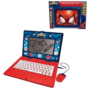 Lexibook , Spider-Man, Bilingual and Educational Laptop SPANISH/ENGLISH, Toy for Children, 170 Activities to Learn, Play Games and Music, Large Screen, Blue/Red, JC599SPi2LXB Lexibook , Spider-Man, Bilingual and Educational Laptop SPANISH/ENGLISH, Toy for Children, 170 Activities to Learn, Play Games and Music, Large Screen, Blue/Red, JC599SPi2LXB