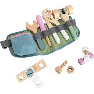 Small Foot 11874 Tool Belt Nordic, adjustable, with various wooden tools, for children aged 3+ years Small Foot 11874 Tool Belt Nordic, adjustable, with various wooden tools, for children aged 3+ years