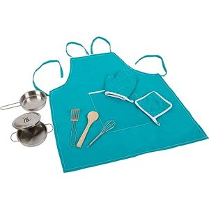 Small Foot 11966 Cooking Set with Apron, lots of accessories for the play kitchen, role play toy for kids aged 3+ years Small Foot 11966 Cooking Set with Apron, lots of accessories for the play kitchen, role play toy for kids aged 3+ years