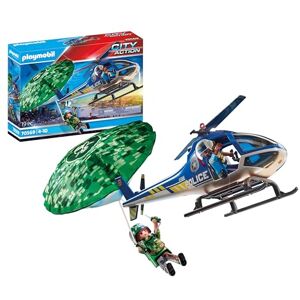 Playmobil 70569 City Action Police Parachute Pursuit Search, fun imaginative role-play, playset suitable for children ages 4+ Playmobil 70569 City Action Police Parachute Pursuit Search, fun imaginative role-play, playset suitable for children ages 4+