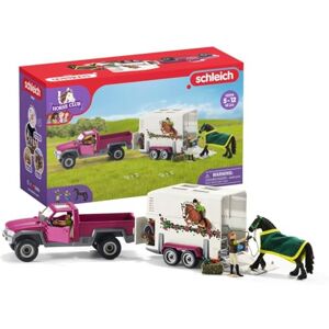 Schleich Horse Club - Pickup Truck & Horse Trailer - Toy Playset Schleich Horse Club - Pickup Truck & Horse Trailer - Toy Playset