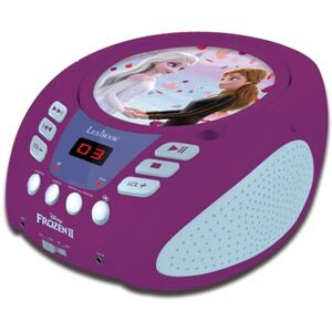 Lexibook , Frozen, Bluetooth CD Player for Kids, Portable, Multicoloured Light Effects, Microphone, Aux-in Jack, AC or Battery-Operated, Girls, Boys, Purple, RCD109FZLXB Lexibook , Frozen, Bluetooth CD Player for Kids, Portable, Multicoloured Light Effects, Microphone, Aux-in Jack, AC or Battery-Operated, Girls, Boys, Purple, RCD109FZLXB