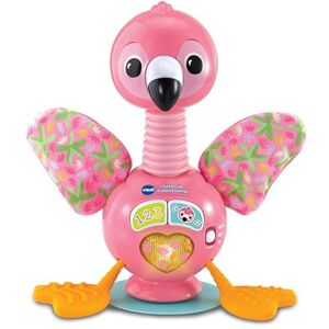 VTech Baby Suction Cup Fluttering Flamingo, Baby Sensory Toy with Colours, Numbers & Music, Suction Cup Base, Gift for Ages 6, 9, 12 Months+, English Version VTech Baby Suction Cup Fluttering Flamingo, Baby Sensory Toy with Colours, Numbers & Music, Suction Cup Base, Gift for Ages 6, 9, 12 Months+, English Version